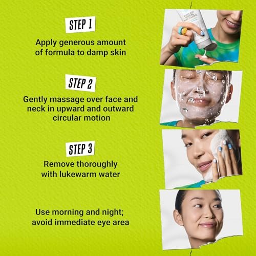 Kiehl's Rare Earth Deep Pore Daily Cleanser - Gentle Exfoliating Face Wash for Oily Skin, Detoxifies & Exfoliates, Minimizes Pores, with Amazonian White Clay, Fragrance-free, 5 fl oz Avelisse