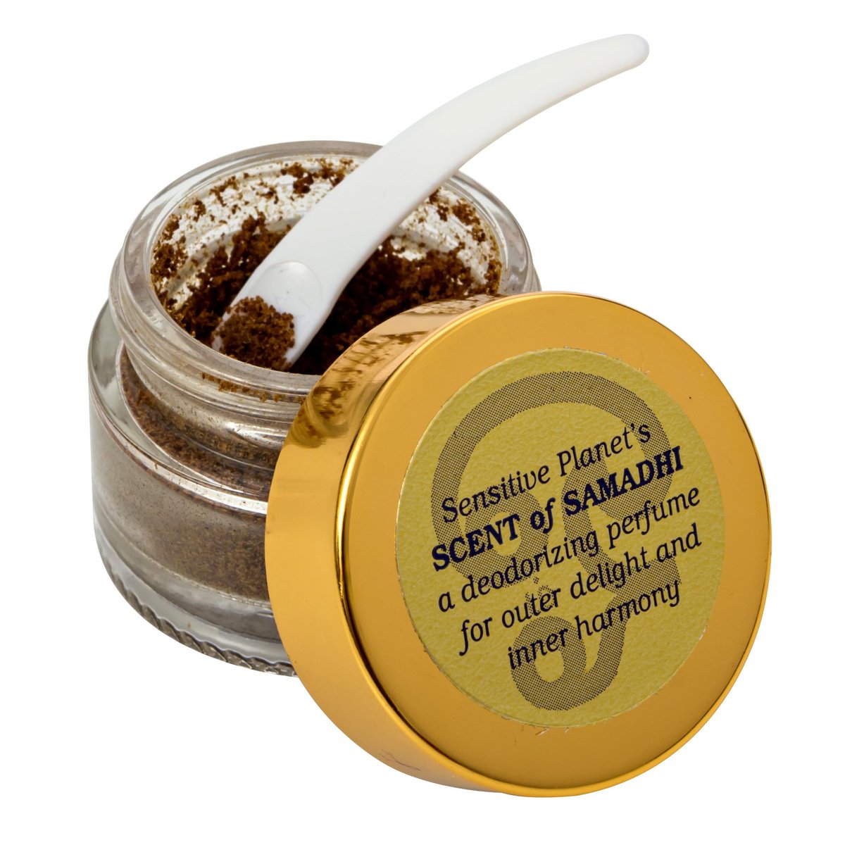 Sensitive Planet Scent of Samadhi Powder - All-Natural Deodorant & Personal Fragrance with Sandalwood, Tulsi, Rose & Clove, 2 oz Jar Avelisse