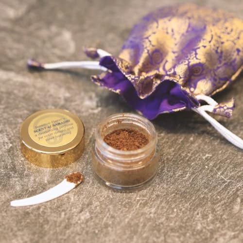 Sensitive Planet Scent of Samadhi Powder - All-Natural Deodorant & Personal Fragrance with Sandalwood, Tulsi, Rose & Clove, 2 oz Jar Avelisse