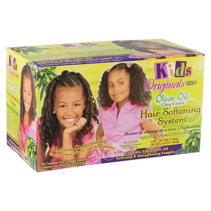 Originals by Africa's Best Kids Olive Oil Ultra-Gentle Hair Softening System - Natural Conditioning for Strong, Healthy Hair Avelisse