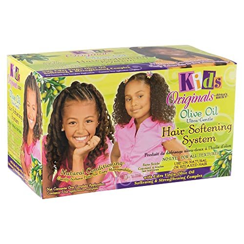 Originals by Africa's Best Kids Olive Oil Ultra-Gentle Hair Softening System - Natural Conditioning for Strong, Healthy Hair Avelisse
