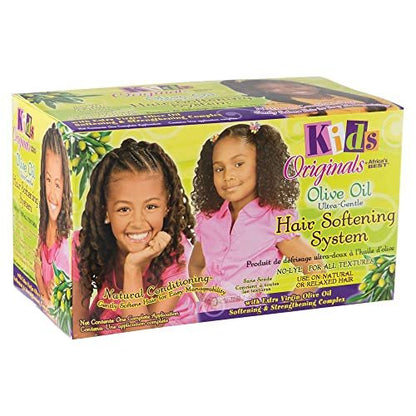 Originals by Africa's Best Kids Olive Oil Ultra-Gentle Hair Softening System - Natural Conditioning for Strong, Healthy Hair Avelisse