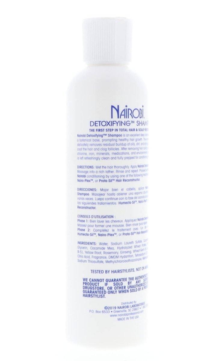 Nairobi Detoxifying Shampoo - Clarifying & Purifying Formula for All Hair Types, 8 oz - görsel 13