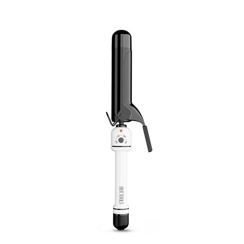 HOT TOOLS Pro Artist Nano Ceramic 1-1/2 Inch Curling Iron for Loose Curls – Black/White Avelisse