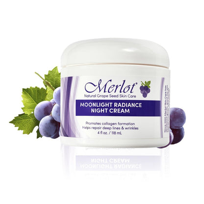 Merlot Moonlight Radiance Night Cream – Intense Hydration for Youthful Skin Avelisse