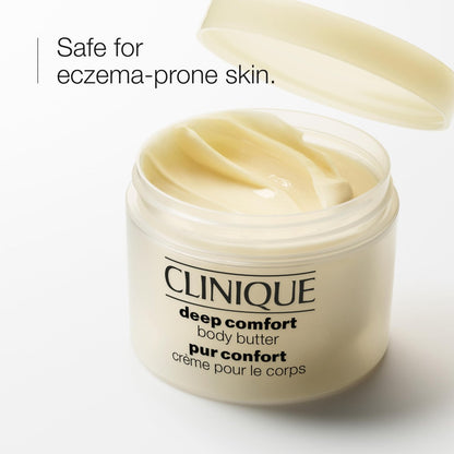 Clinique Deep Comfort Body Butter with Hyaluronic Acid, Shea Butter & Glycerin – Moisturizer for Eczema-Prone Skin, 6.7 oz Avelisse
