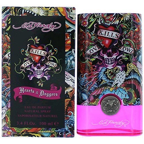 Ed Hardy Hearts & Daggers For Women Eau de Parfum Spray (3.4 oz) Avelisse