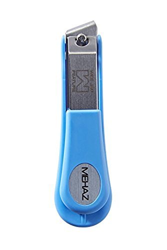 Mehaz 668 Pro Angled Wide Jaw Toenail Clipper – Stainless Steel, Clear, 3.4 Inch Avelisse