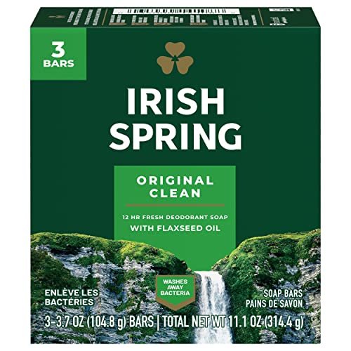 Irish Spring Original Deodorant Soap Bars, 3 Count - Fresh Scent, Long-Lasting Clean - görsel 2