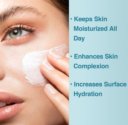 Air Repair Complexion Boosting Moisturizer with Hyaluronic Acid & Ceramide – Hydrating Face Moisturizer for Dry Skin, Reduces Aging & Wrinkles, Vegan & Cruelty Free Avelisse