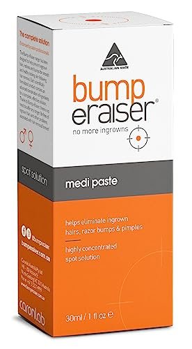 Bump eRaiser Medi Paste 1.0 fl oz — Concentrated Overnight Spot Treatment for Ingrown Hairs, Razor Bumps & Pimples | No Harsh Alcohol | Made in Australia Avelisse
