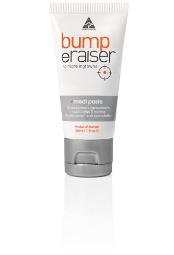 Bump eRaiser Medi Paste 1.0 fl oz — Concentrated Overnight Spot Treatment for Ingrown Hairs, Razor Bumps & Pimples | No Harsh Alcohol | Made in Australia Avelisse