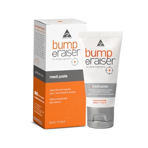 Bump eRaiser Medi Paste 1.0 fl oz — Concentrated Overnight Spot Treatment for Ingrown Hairs, Razor Bumps & Pimples | No Harsh Alcohol | Made in Australia Avelisse