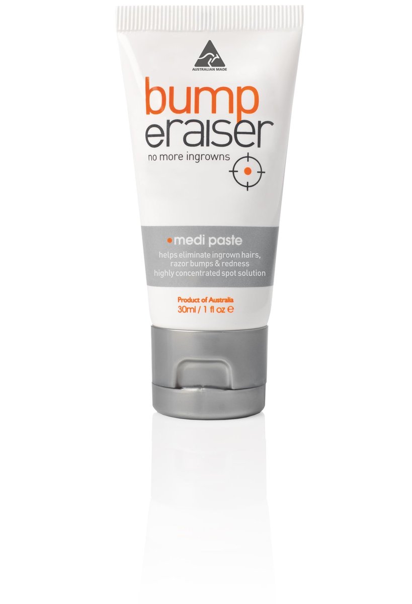 Bump eRaiser Medi Paste 1.0 fl oz — Concentrated Overnight Spot Treatment for Ingrown Hairs, Razor Bumps & Pimples | No Harsh Alcohol | Made in Australia Avelisse