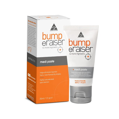 Bump eRaiser Medi Paste 1.0 fl oz — Concentrated Overnight Spot Treatment for Ingrown Hairs, Razor Bumps & Pimples | No Harsh Alcohol | Made in Australia Avelisse