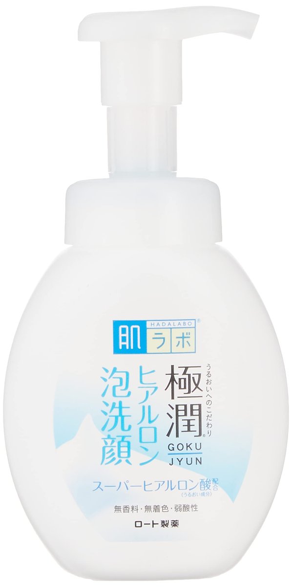 Hada Labo Rohto Gokujyn Hyaluronic Acid Cleansing Foam – Gentle Facial Wash for Hydrated, Smooth Skin (160ml) - görsel 2