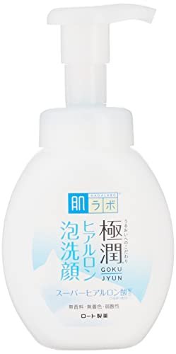 Hada Labo Rohto Gokujyn Hyaluronic Acid Cleansing Foam – Gentle Facial Wash for Hydrated, Smooth Skin (160ml) - görsel 1