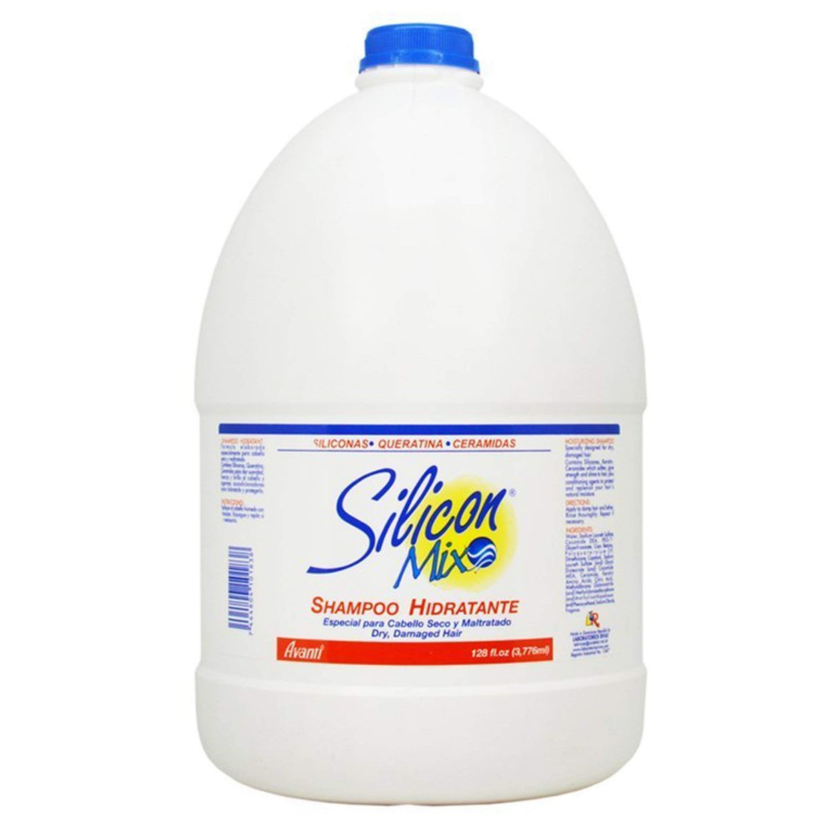 Silicon Mix Hydrating Shampoo 1 Gallon – Restore Moisture, Softness & Shine for Dry or Damaged Hair Avelisse