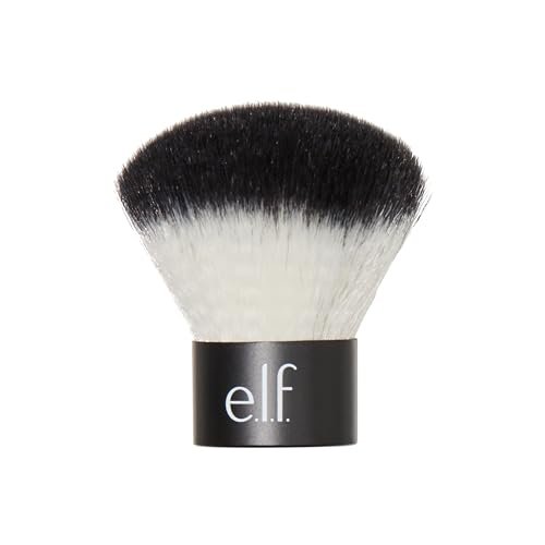 e.l.f. Kabuki Face Brush – Travel-Size Synthetic Makeup Brush for Precise, On-the-Go Application – Vegan & Cruelty-Free - görsel 1