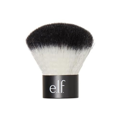 e.l.f. Kabuki Face Brush – Travel-Size Synthetic Makeup Brush for Precise, On-the-Go Application – Vegan & Cruelty-Free