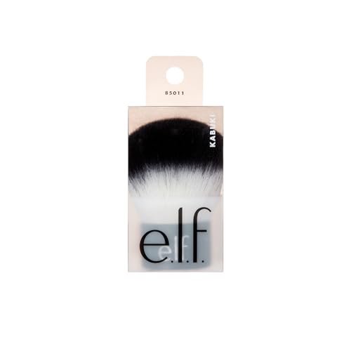 e.l.f. Kabuki Face Brush – Travel-Size Synthetic Makeup Brush for Precise, On-the-Go Application – Vegan & Cruelty-Free - görsel 7