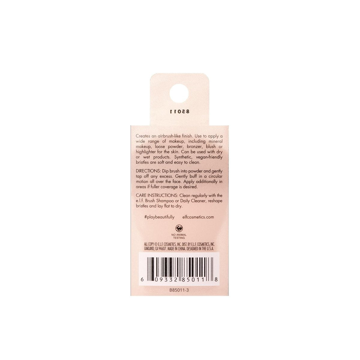 e.l.f. Kabuki Face Brush – Travel-Size Synthetic Makeup Brush for Precise, On-the-Go Application – Vegan & Cruelty-Free - görsel 10