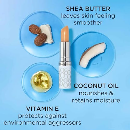 Elizabeth Arden Eight Hour Cream Lip Protectant Stick SPF 15 - Moisturizing Lip Balm with Shea Butter, Coconut Oil & Vitamin E Avelisse
