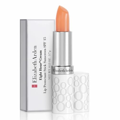 Elizabeth Arden Eight Hour Cream Lip Protectant Stick SPF 15 - Moisturizing Lip Balm with Shea Butter, Coconut Oil & Vitamin E Avelisse