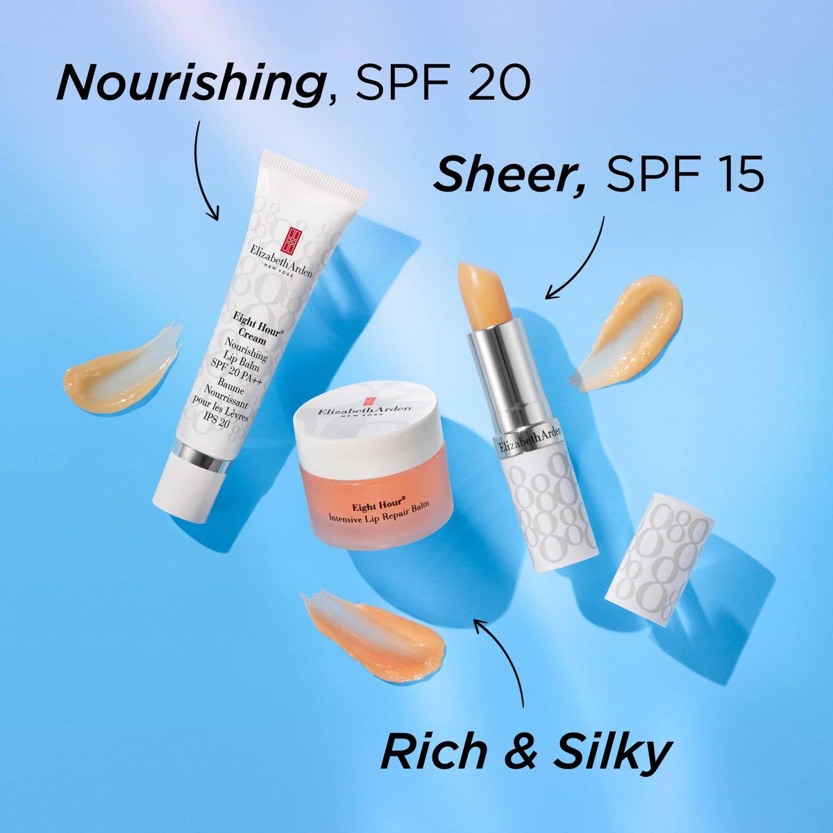 Elizabeth Arden Eight Hour Cream Lip Protectant Stick SPF 15 - Moisturizing Lip Balm with Shea Butter, Coconut Oil & Vitamin E Avelisse