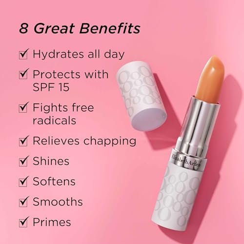 Elizabeth Arden Eight Hour Cream Lip Protectant Stick SPF 15 - Moisturizing Lip Balm with Shea Butter, Coconut Oil & Vitamin E Avelisse