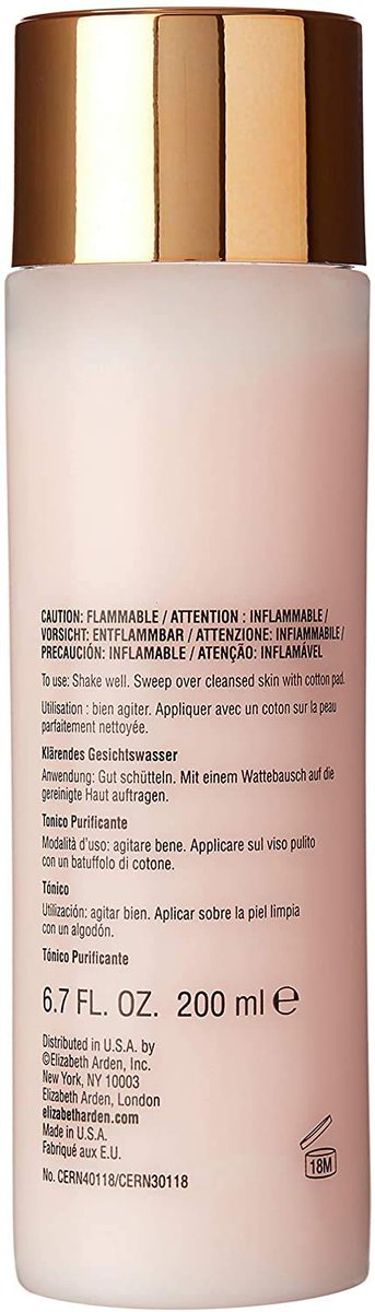 Elizabeth Arden Ceramide Purifying Toner – Fragrance Free, 6.7 oz