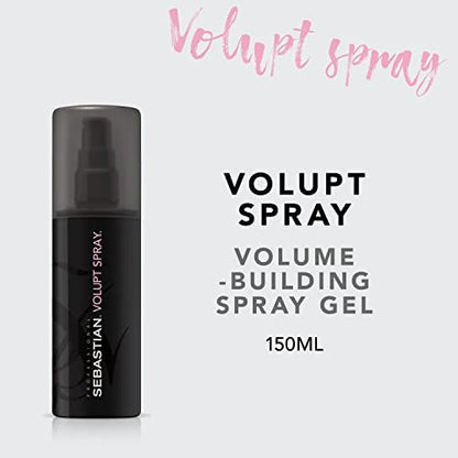 Sebastian Professional Volupt Volume-Building Spray Gel – 5.07 fl oz Avelisse