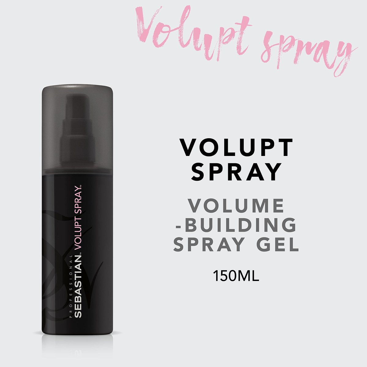 Sebastian Professional Volupt Volume-Building Spray Gel – 5.07 fl oz Avelisse