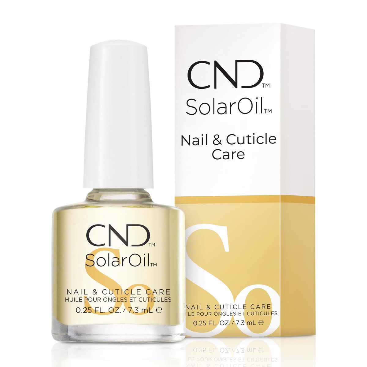 CND SolarOil Cuticle Oil – Nourishing Jojoba, Vitamin E, Rice Bran & Sweet Almond Oil Blend, 0.25 fl oz - görsel 1