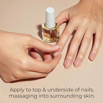 CND SolarOil Cuticle Oil – Nourishing Jojoba, Vitamin E, Rice Bran & Sweet Almond Oil Blend, 0.25 fl oz