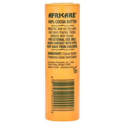 Africare 100% Pure Cocoa Butter - 1 oz (28.3 g) - Natural Body Butter for Dry Skin & Eczema