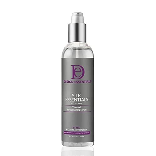 Design Essentials Silk Essentials Thermal Strengthening Serum - 4 oz Heat Protectant for Salon-Perfect Weightless Thermal Styles - görsel 2