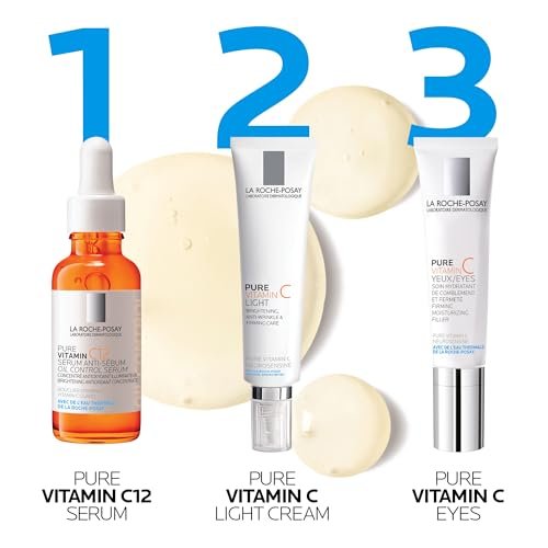 La Roche-Posay Pure Vitamin C Cream - Firming, Moisturizing Filler for Radiant Skin (1.35 oz) Avelisse