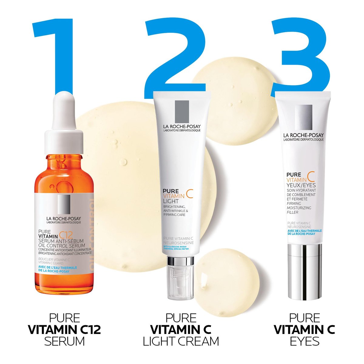 La Roche-Posay Pure Vitamin C Cream - Firming, Moisturizing Filler for Radiant Skin (1.35 oz) Avelisse