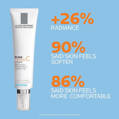 La Roche-Posay Pure Vitamin C Cream - Firming, Moisturizing Filler for Radiant Skin (1.35 oz) Avelisse
