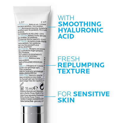 La Roche-Posay Redermic C Pure Vitamin C Eye Cream with Hyaluronic Acid – Anti-Aging Eye Cream for Wrinkles, 0.5 Fl Oz Avelisse