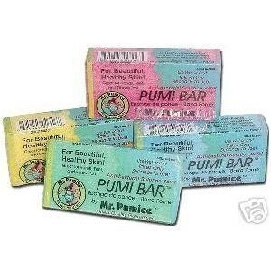 Mr. Pumice Pumi Bar 4" Anti-Bacterial Wet/Dry Pumice Stone (Pack of 6) - görsel 1