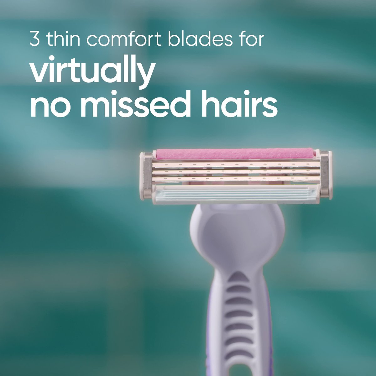 Gillette Venus Simply3 Women's Disposable Razors, 4 Count, 1 Pack - görsel 9