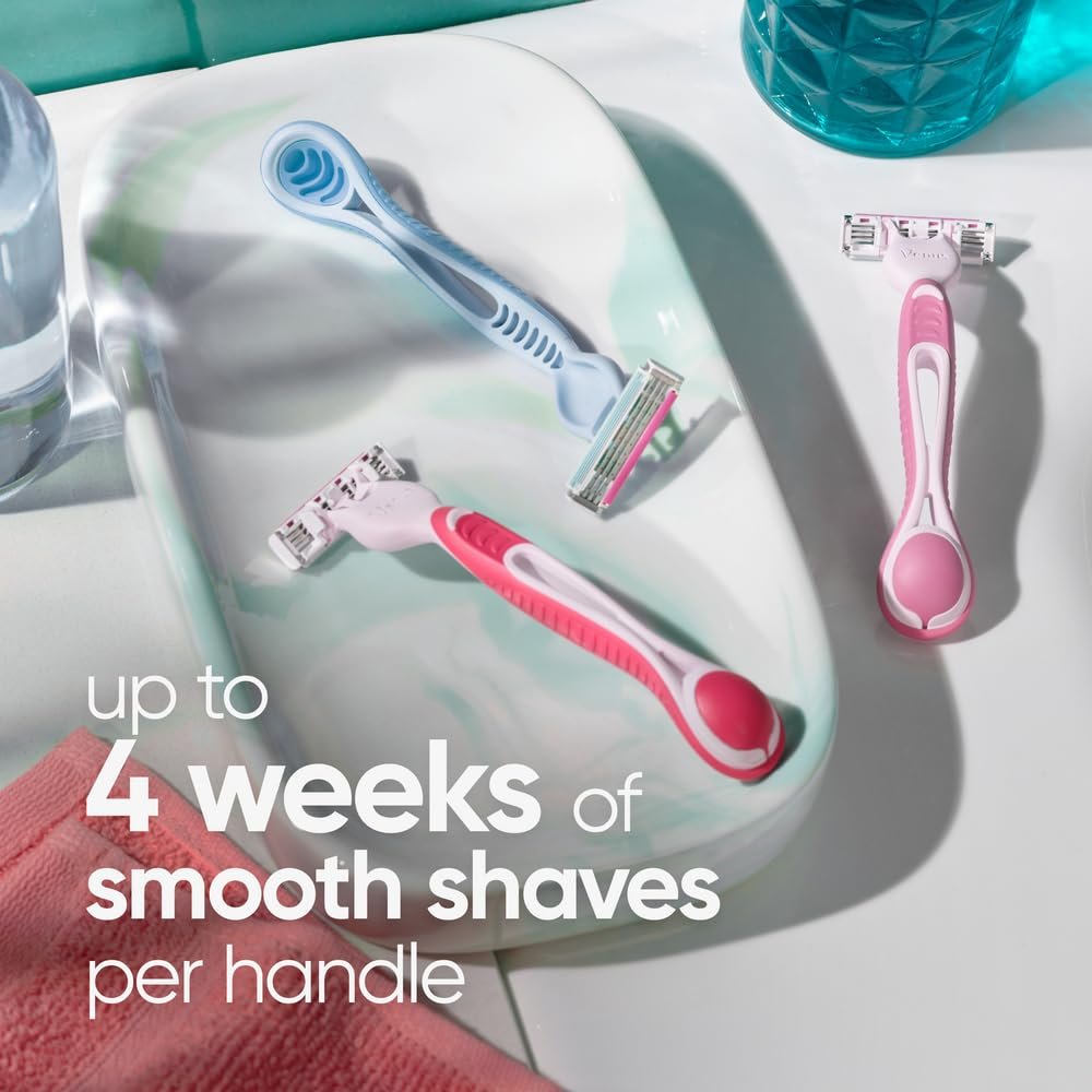 Gillette Venus Simply3 Women's Disposable Razors, 4 Count, 1 Pack - görsel 11