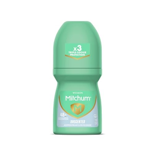 Mitchum Roll-On Antiperspirant Deodorant 50ml – Unperfumed, Excess Perspiration & Body Odour Control - görsel 2