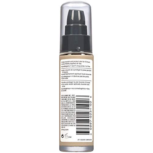 Almay Truly Lasting Color Liquid Foundation - Long Wearing Natural Finish, Hypoallergenic, Cruelty-Free, 240 Beige, 1 fl oz - görsel 11
