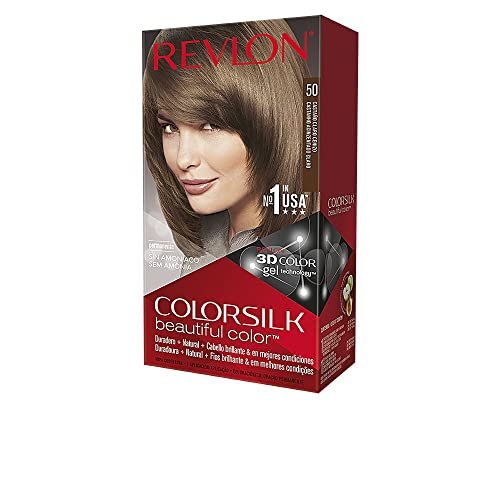 Revlon ColorSilk Haircolor, Light Ash Brown (3-Pack) – Salon-Quality Permanent Hair Dye Avelisse