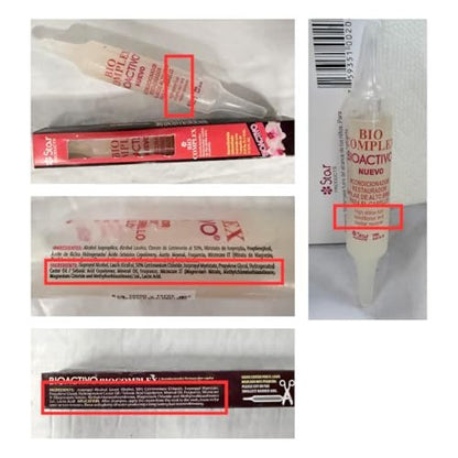 Bio Complex Dominican Hair Product Ampoule .61oz - Intensive Hair Treatment