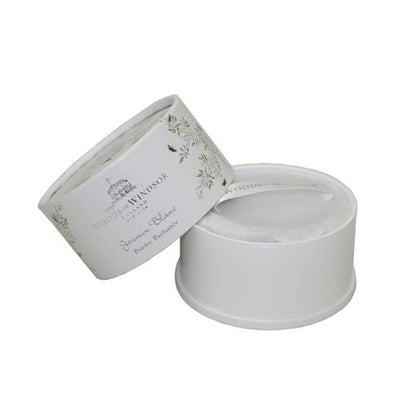 Woods White Jasmine Body Dusting Powder with Puff - 3.5 oz Avelisse