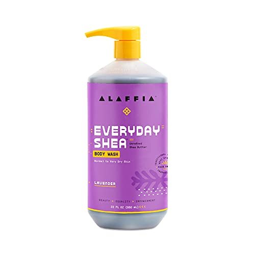 EveryDay Shea Body Wash - Lavender, 32 Fl Oz - Moisturizing & Cleansing with Shea Butter, Neem, Coconut Oil - Fair Trade - görsel 2